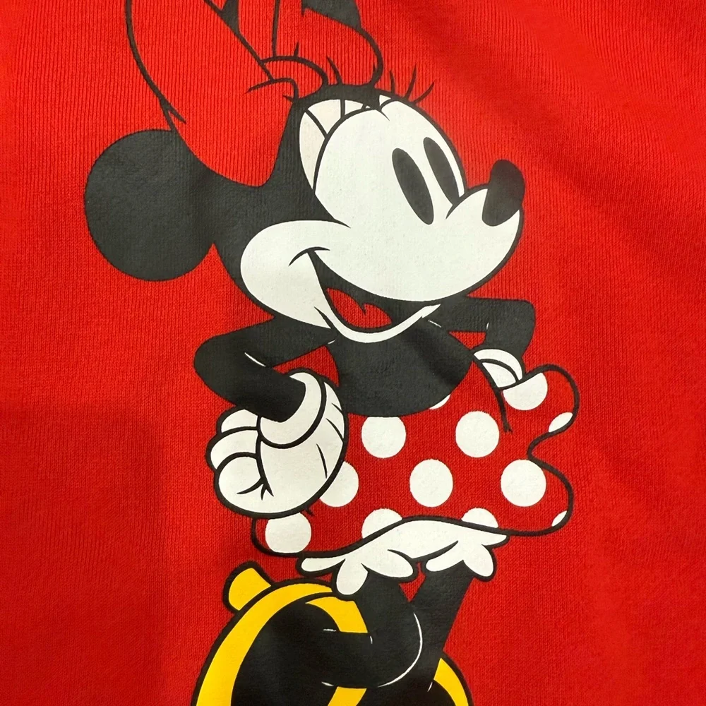 Disney Red Minnie Mouse Women’s Sweatshirt - Picture 3 of 8